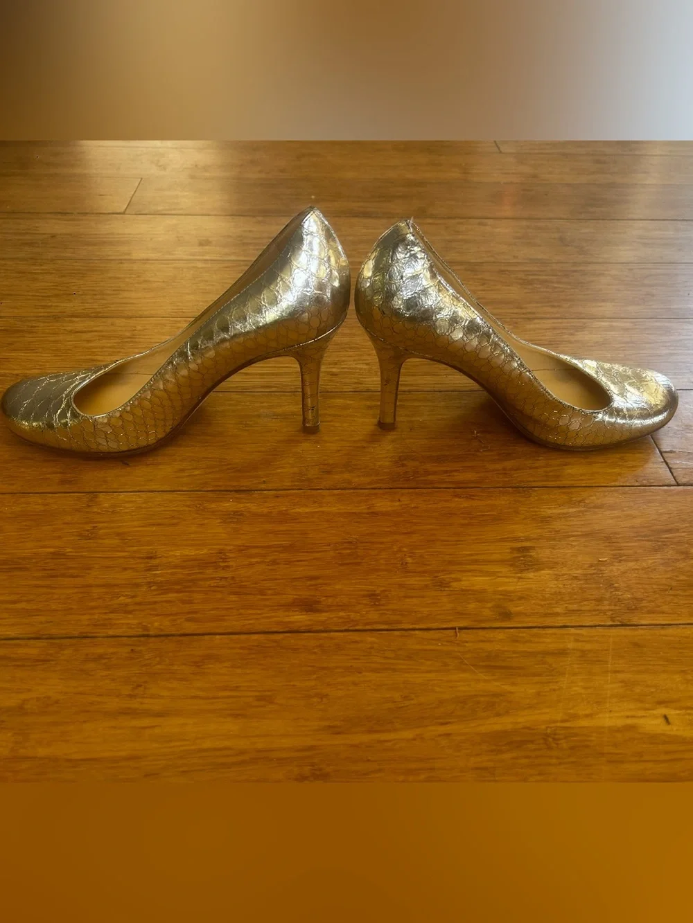 Kate Spade Metallic Gold/Silver Women's Heels - 6 1/2